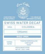Swiss Water Decaf Organic Colombia